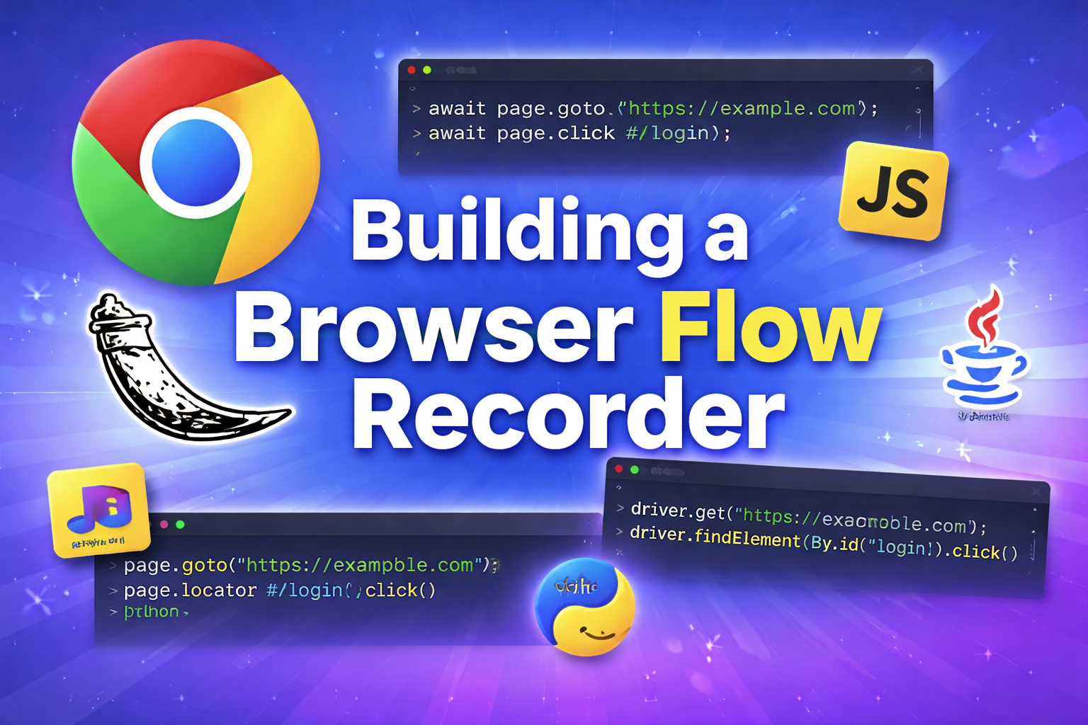 Building a Browser Flow Recorder with Flask, JavaScript, and Multi-Language Test Code Generation